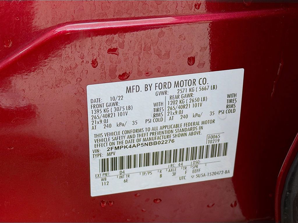 Used 2022 Ford Edge ST w/ Equipment Group 401A image 42