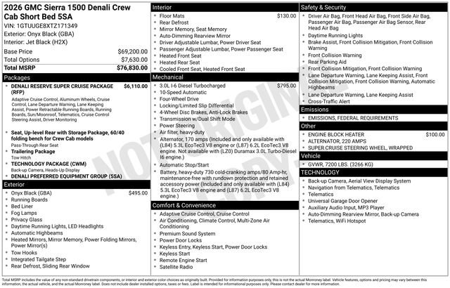 New 2026 GMC Sierra 1500 Denali image 3