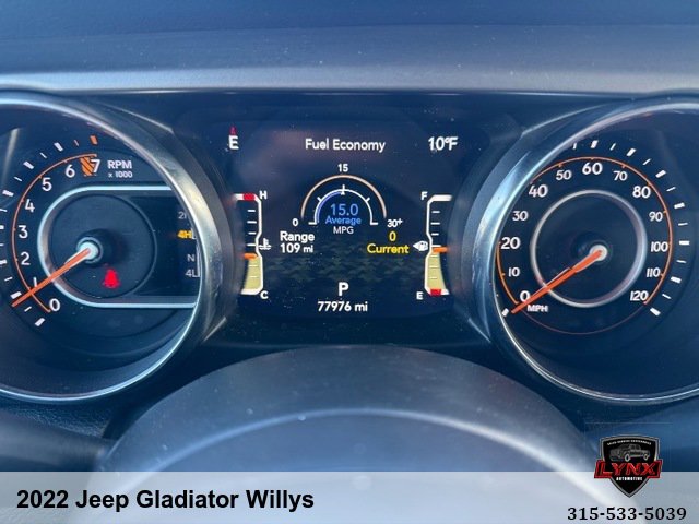 Used 2022 Jeep Gladiator Willys AWD/4WD image 29