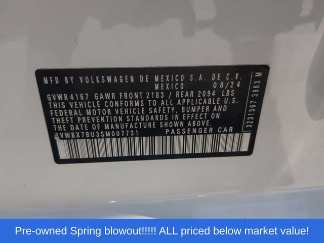 Used 2025 Volkswagen Jetta Sport FWD image 47