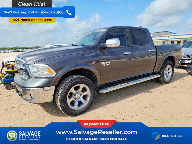 Used 2018 RAM 1500 Laramie w/ Convenience Group AWD/4WD image 1