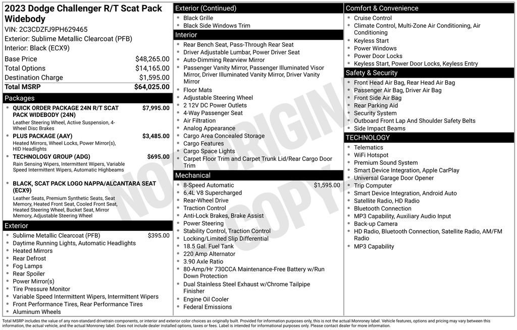 Certified 2023 Dodge Challenger R/T Scat Pack image 28