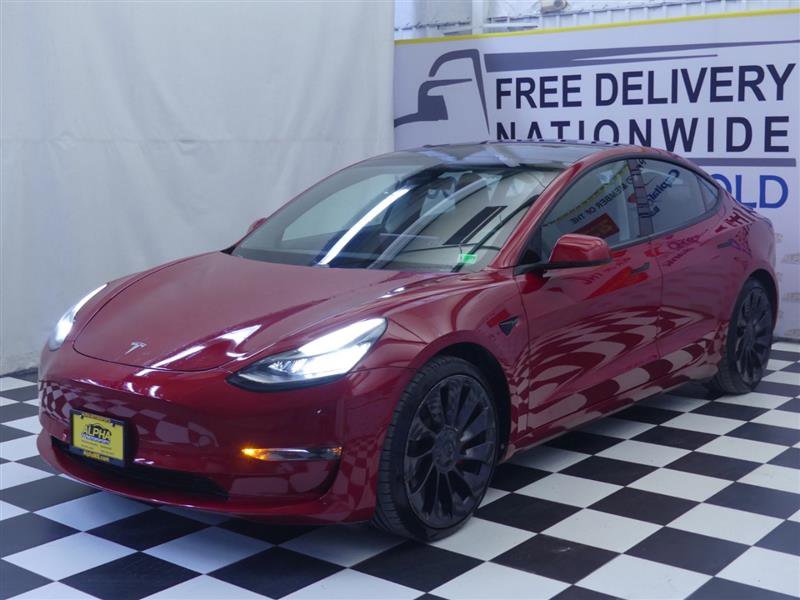 Used 2021 Tesla Model 3 Performance AWD/4WD image 3