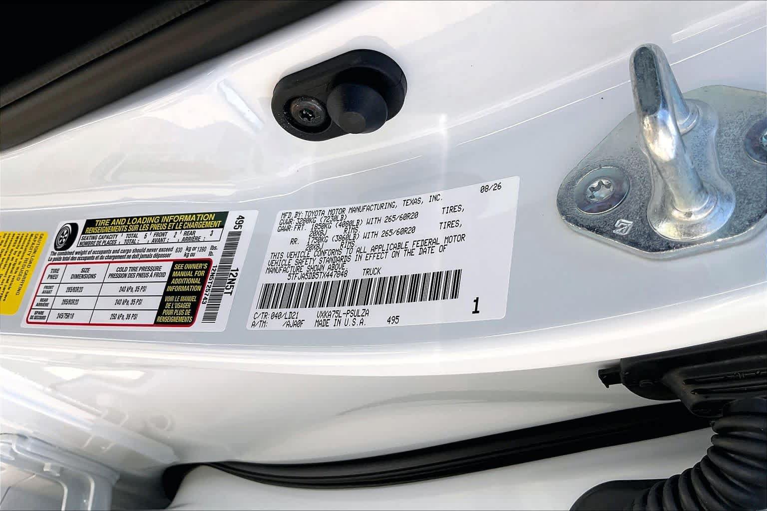 New 2026 Toyota Tundra Limited w/ Power Package AWD/4WD image 21