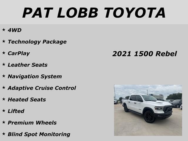 Used 2021 RAM 1500 Rebel w/ Rebel Level 1 Equipment Group AWD/4WD image 20