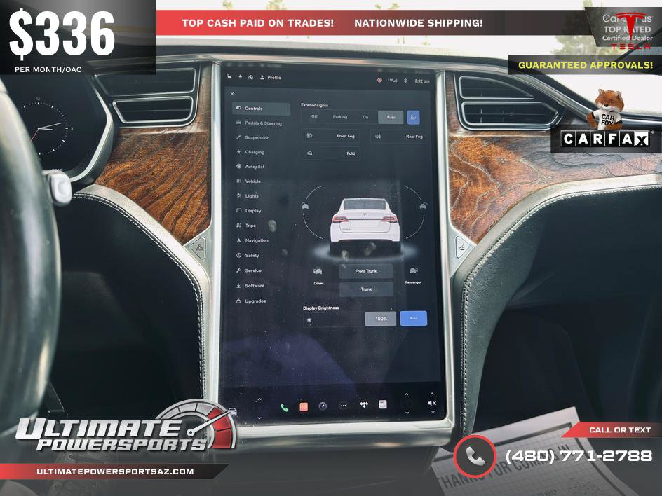 Used 2017 Tesla Model X 75D AWD/4WD image 34