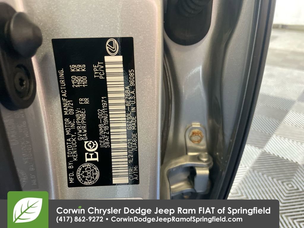 Used 2022 Lexus ES 350 Ultra Luxury image 27