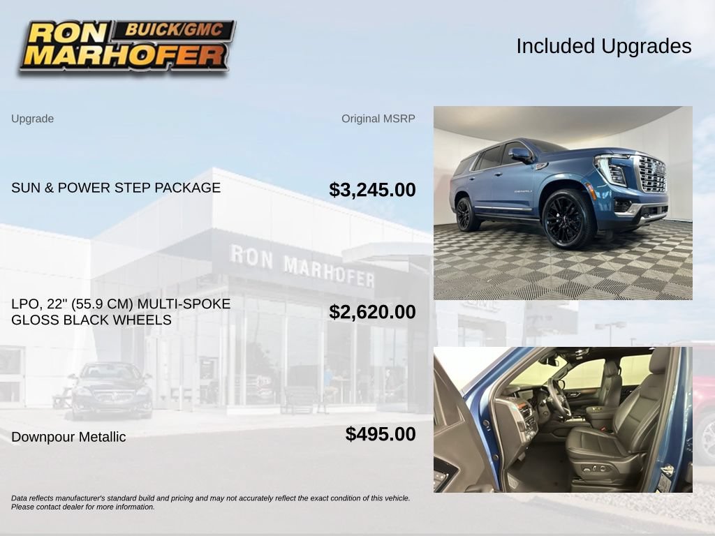 Used 2025 GMC Yukon Denali w/ Sun & Power Step Package AWD/4WD image 6