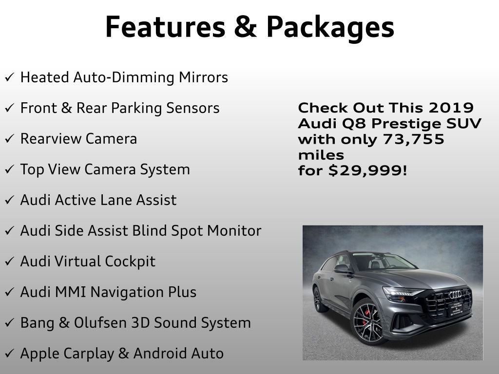 Used 2019 Audi Q8 Prestige AWD/4WD image 8