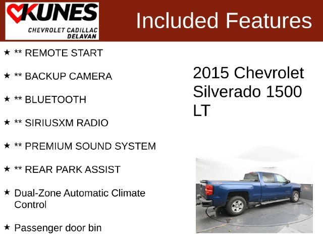 Used 2015 Chevrolet Silverado 1500 LT w/ All Star Edition AWD/4WD image 3
