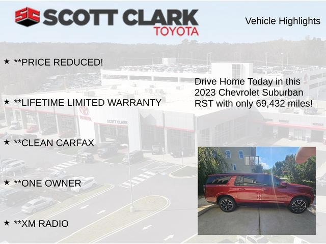 Used 2023 Chevrolet Suburban RST w/ Luxury Package AWD/4WD image 13