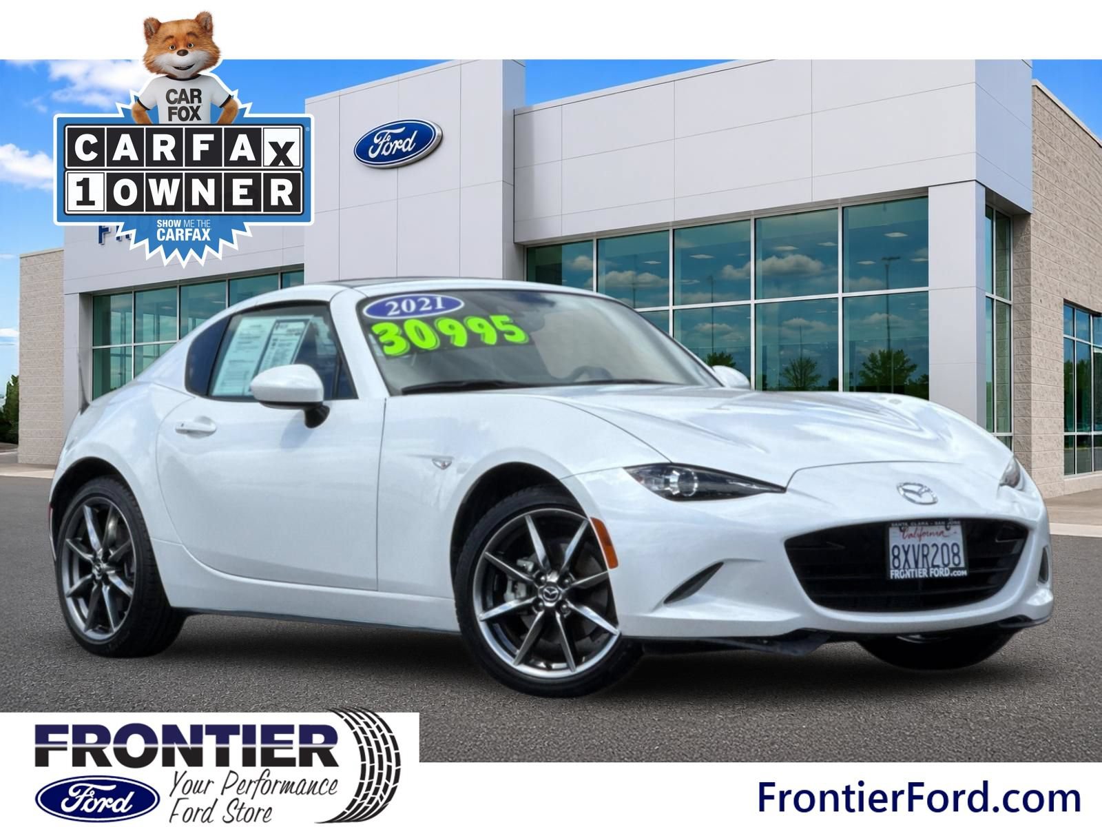 Used 2021 MAZDA MX-5 Miata RF Grand Touring RWD image 4