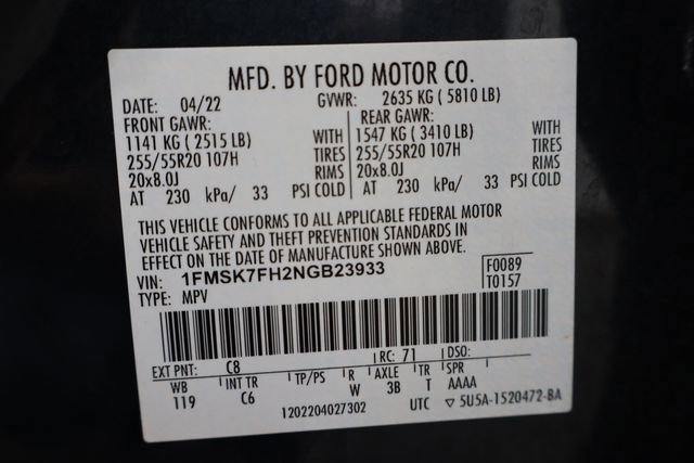 Used 2022 Ford Explorer Limited w/ Equipment Group 301A image 25