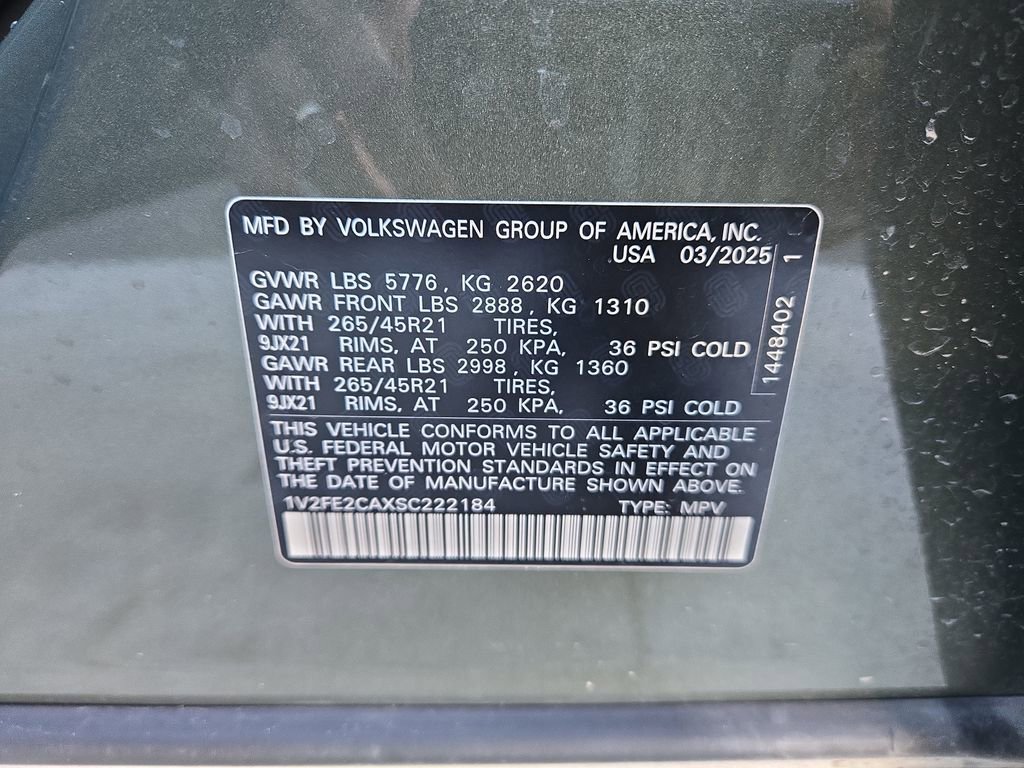 Used 2025 Volkswagen Atlas Cross Sport SEL Premium R-Line image 32