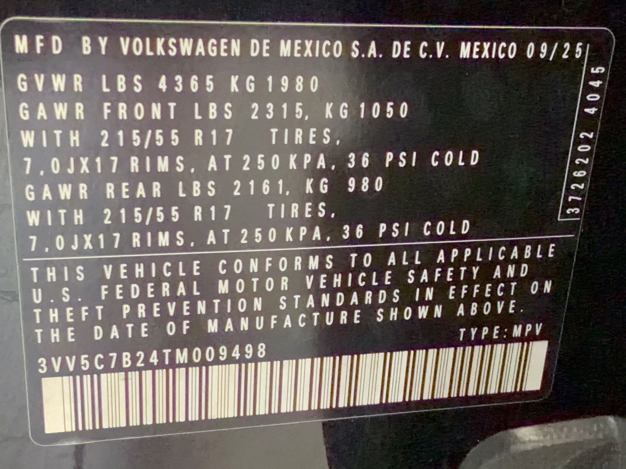 Certified 2026 Volkswagen Taos S FWD image 31
