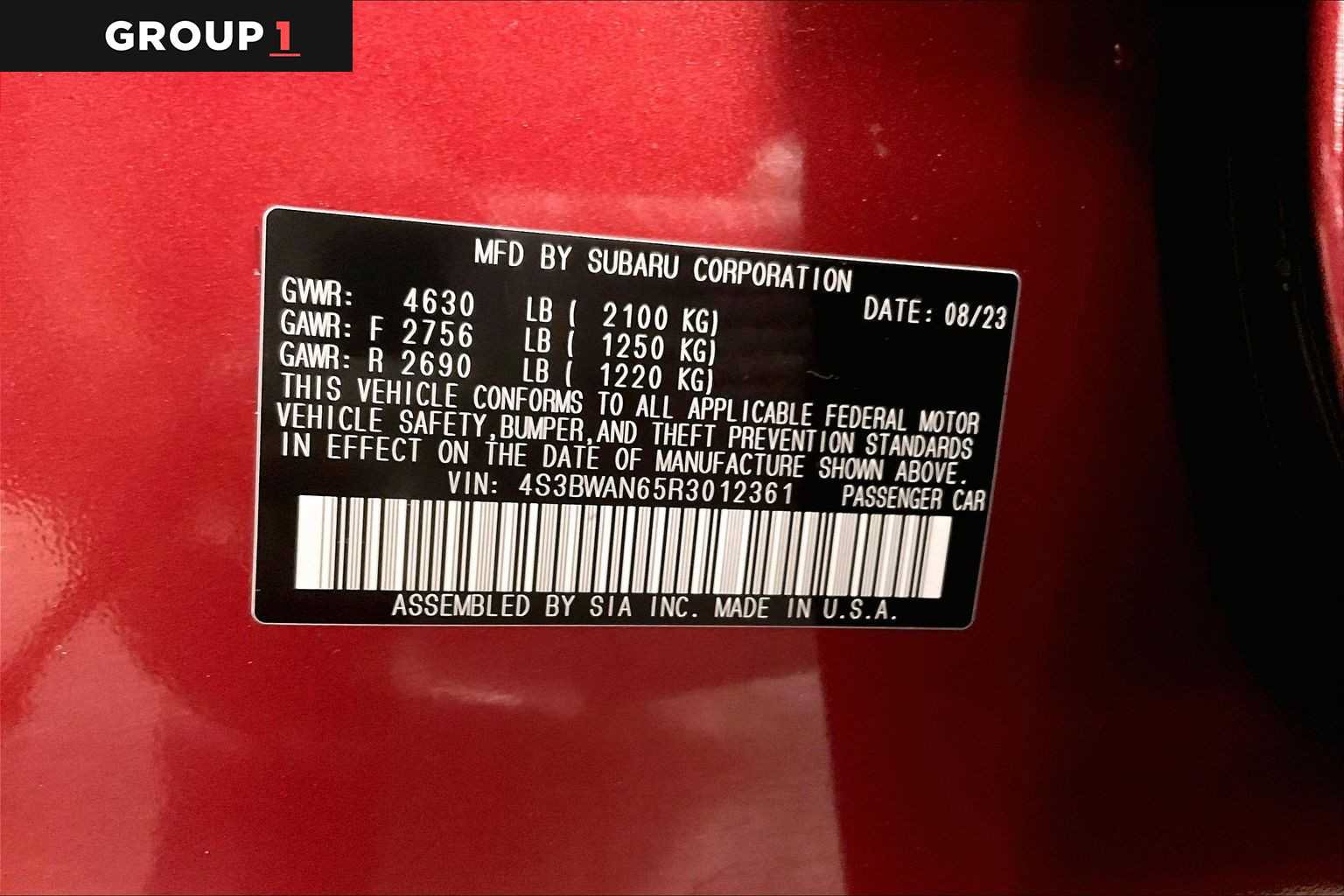 Certified 2024 Subaru Legacy Limited AWD/4WD image 36