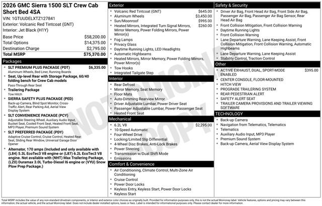 New 2026 GMC Sierra 1500 SLT w/ SLT Premium Plus Package image 4