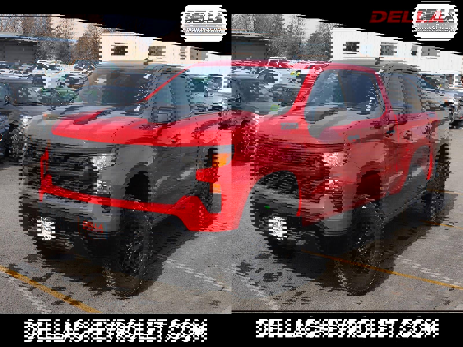 New 2026 Chevrolet Silverado 1500 Custom Trail Boss w/ Dark Appearance Package