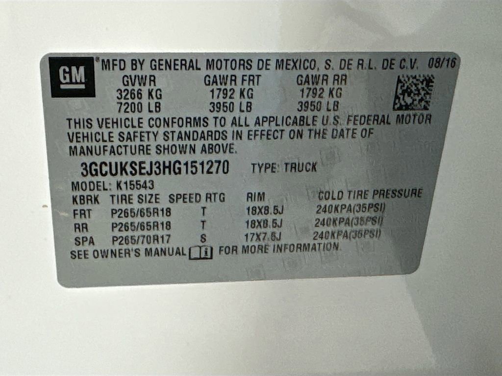 Used 2017 Chevrolet Silverado 1500 LTZ Z71 w/ LTZ Plus Package image 26