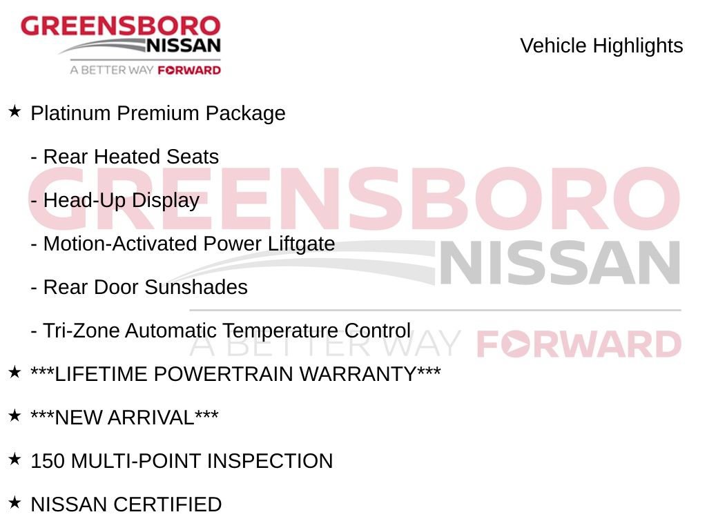 Certified 2024 Nissan Rogue Platinum w/ Platinum Premium Package AWD/4WD image 9