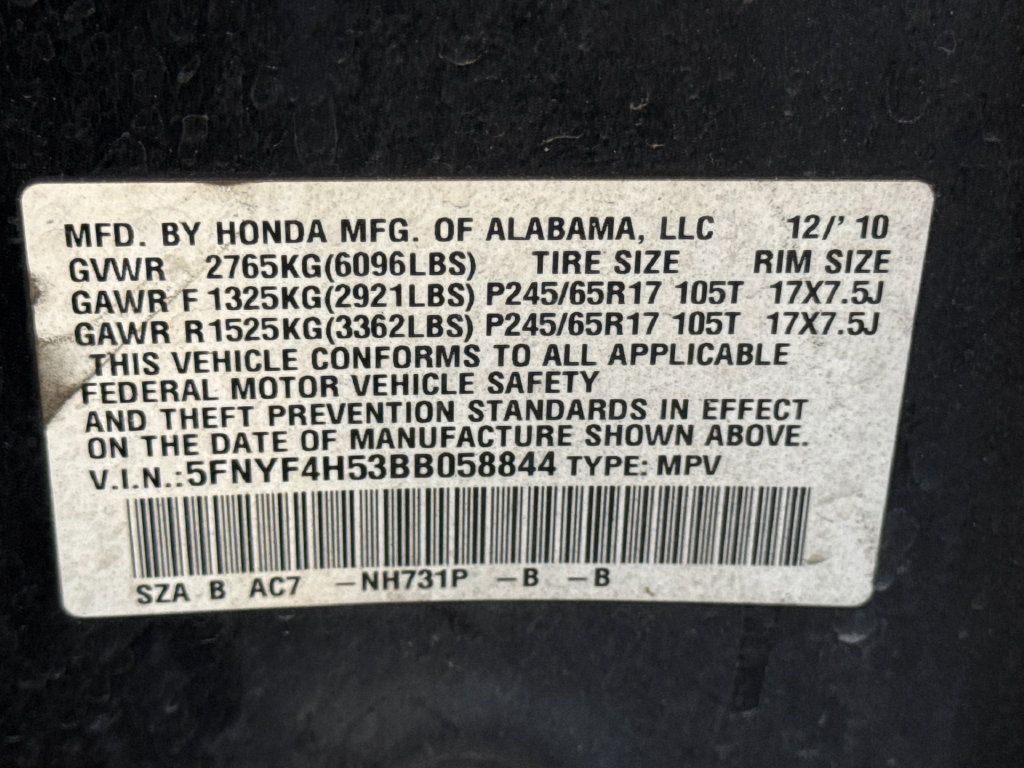 Used 2011 Honda Pilot EX-L image 24