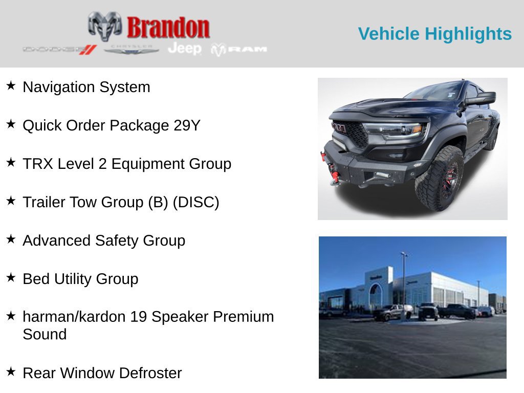 Used 2022 RAM 1500 TRX w/ TRX Level 2 Equipment Group AWD/4WD image 2