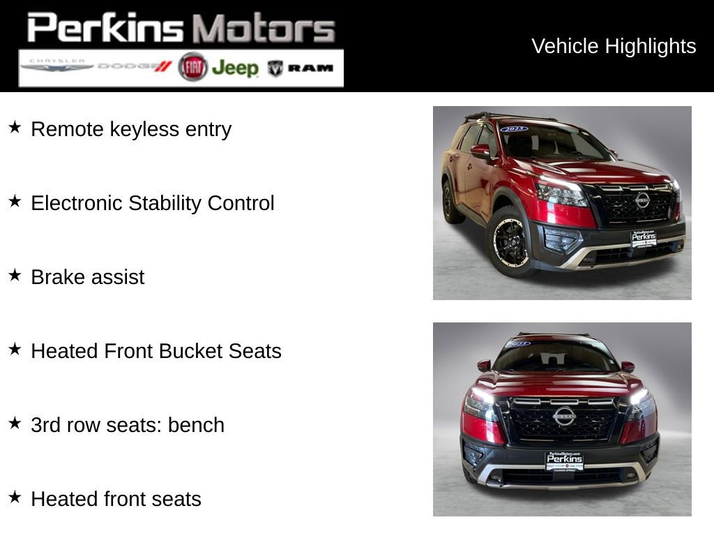Used 2023 Nissan Pathfinder Rock Creek image 2