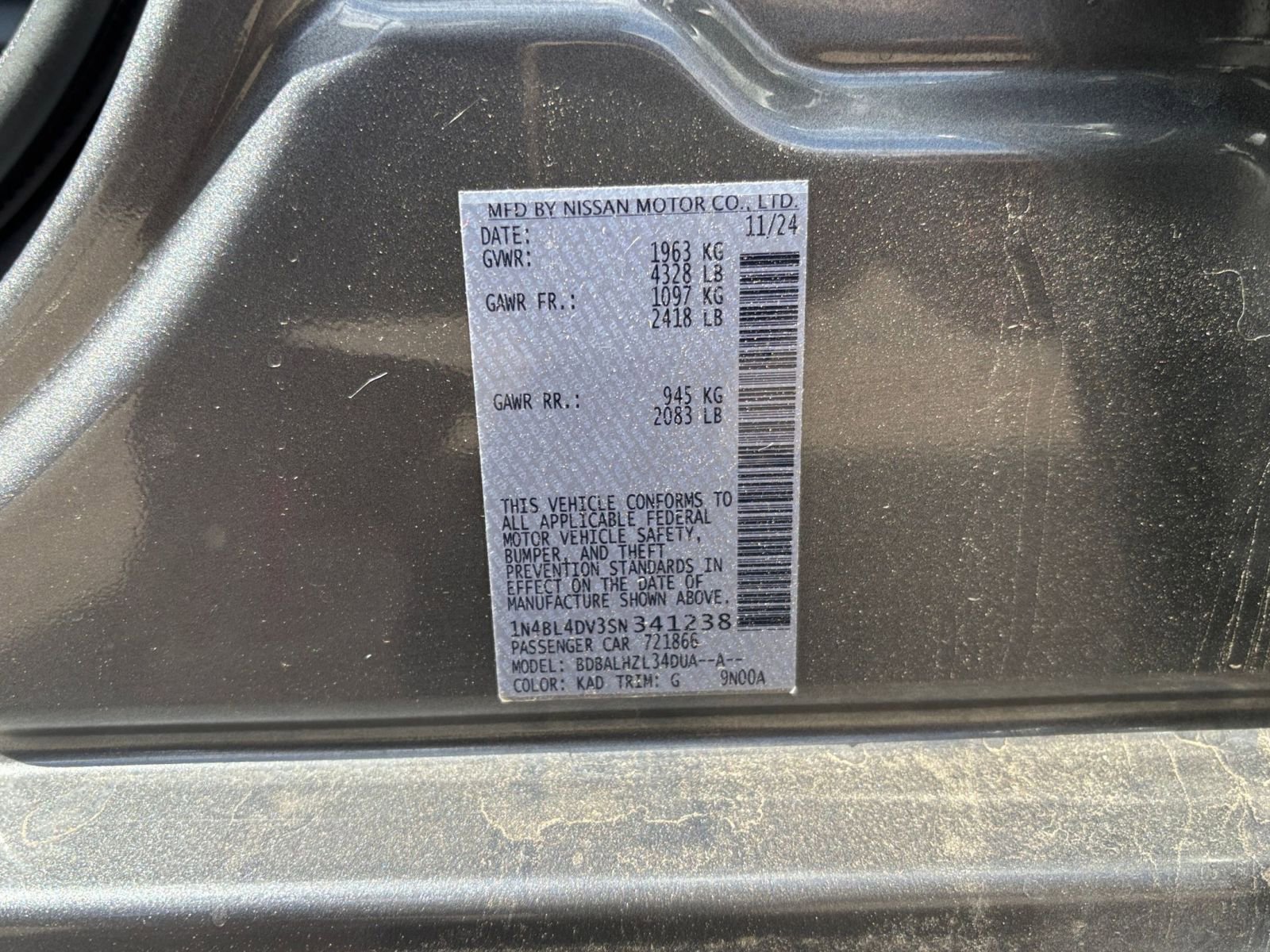 Used 2025 Nissan Altima 2.5 SV FWD image 27