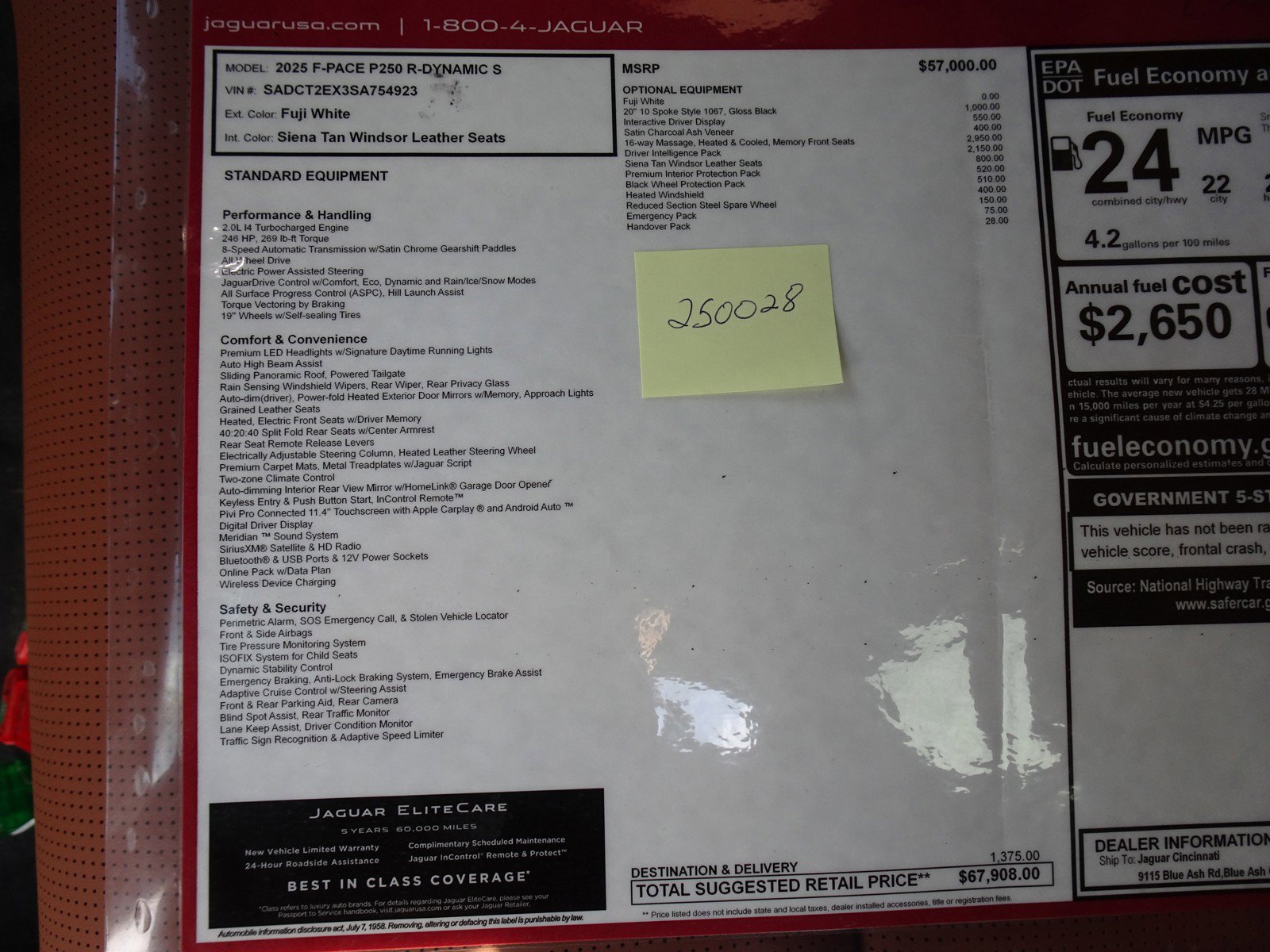 New 2025 Jaguar F-PACE R-Dynamic S image 7