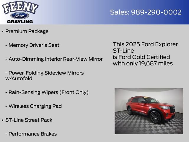 Used 2025 Ford Explorer ST-Line w/ Premium Package AWD/4WD image 14