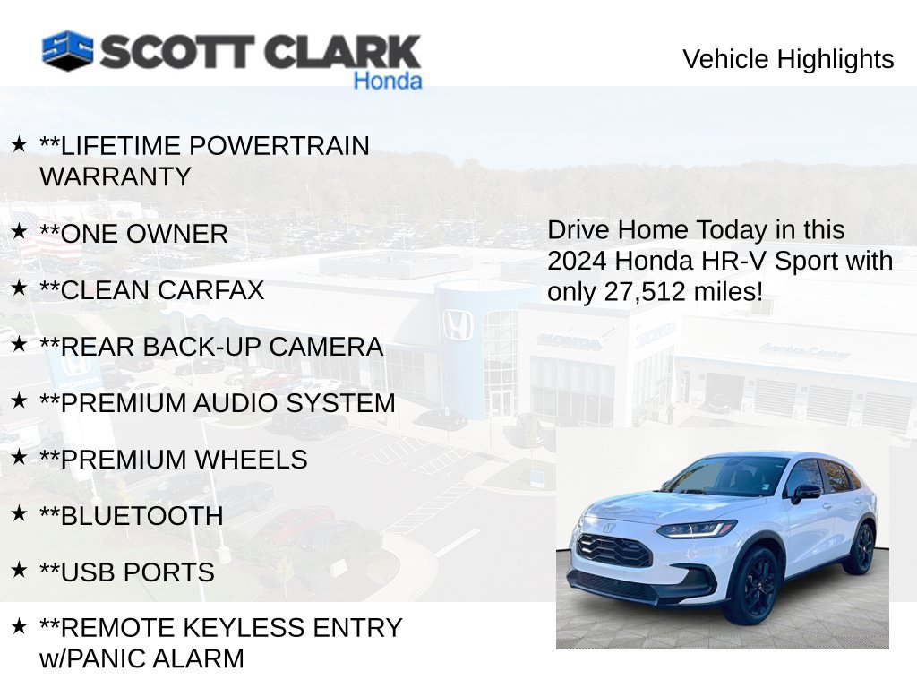 Used 2024 Honda HR-V Sport image 11