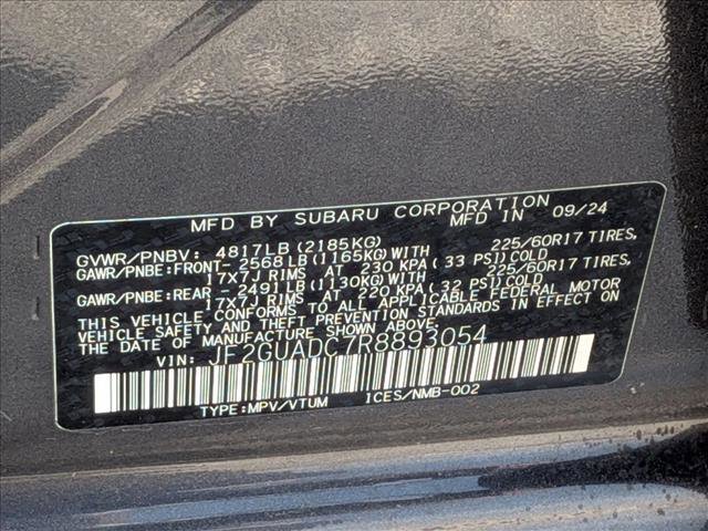 Used 2024 Subaru Crosstrek 2.0i Premium image 17