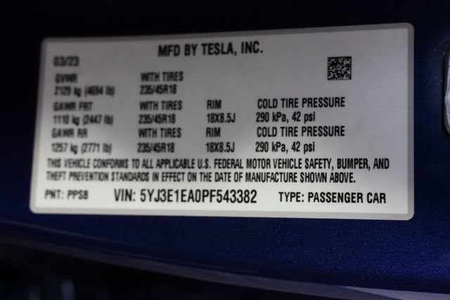 Used 2023 Tesla Model 3 Standard Range RWD image 27