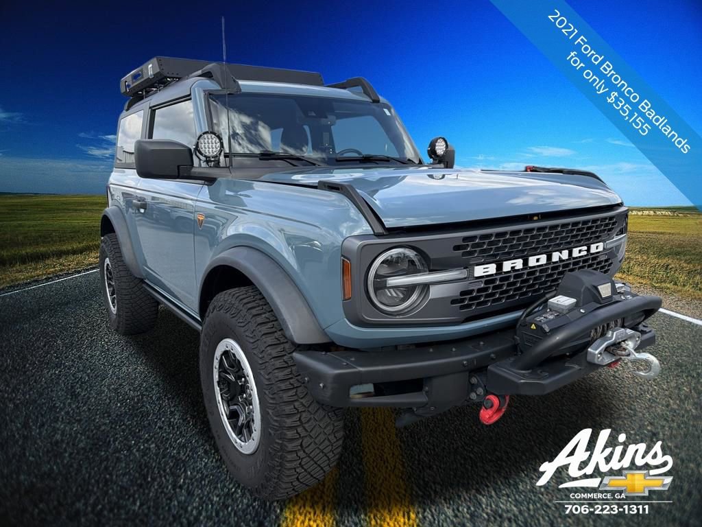 Used 2021 Ford Bronco Badlands video 3