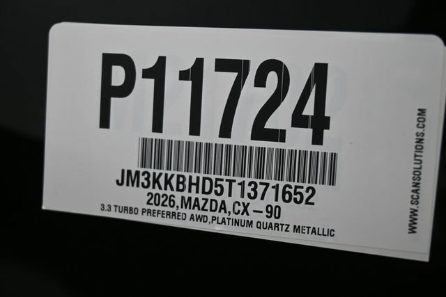 Certified 2026 MAZDA CX-90 3.3 Turbo w/ Preferred Package AWD/4WD image 30