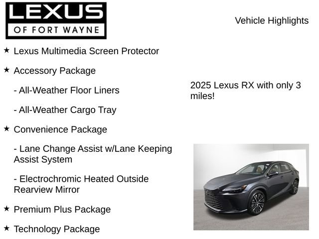 New 2025 Lexus RX 350 Premium Plus image 8