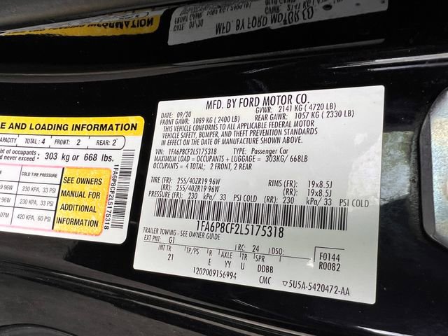 Used 2020 Ford Mustang GT w/ Equipment Group 301A RWD image 34