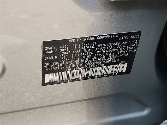 New 2025 Subaru Ascent Bronze Edition image 18