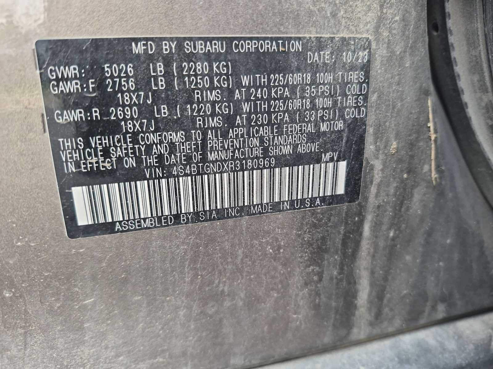 Certified 2024 Subaru Outback Limited XT AWD/4WD image 34