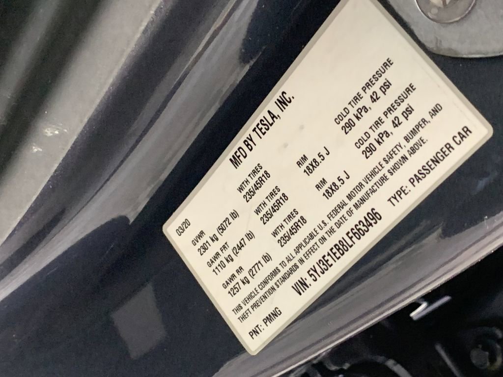 Used 2020 Tesla Model 3 Long Range image 13