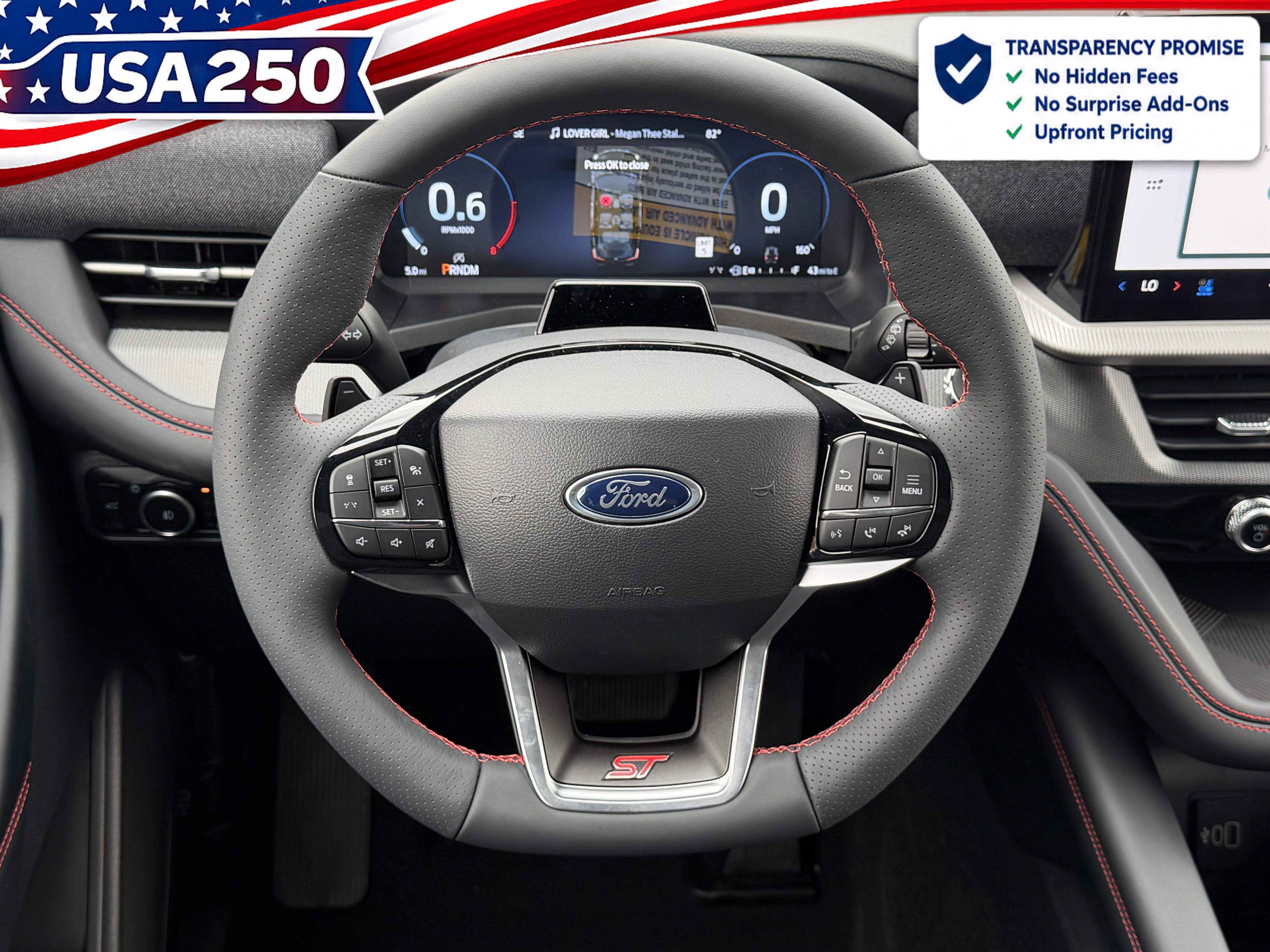 New 2026 Ford Explorer ST w/ Sun And Sound Package RWD image 13