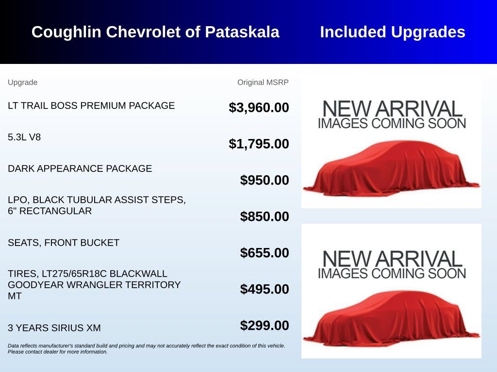 Used 2025 Chevrolet Silverado 1500 LT Trail Boss w/ LT Trail Boss Premium Package AWD/4WD image 2