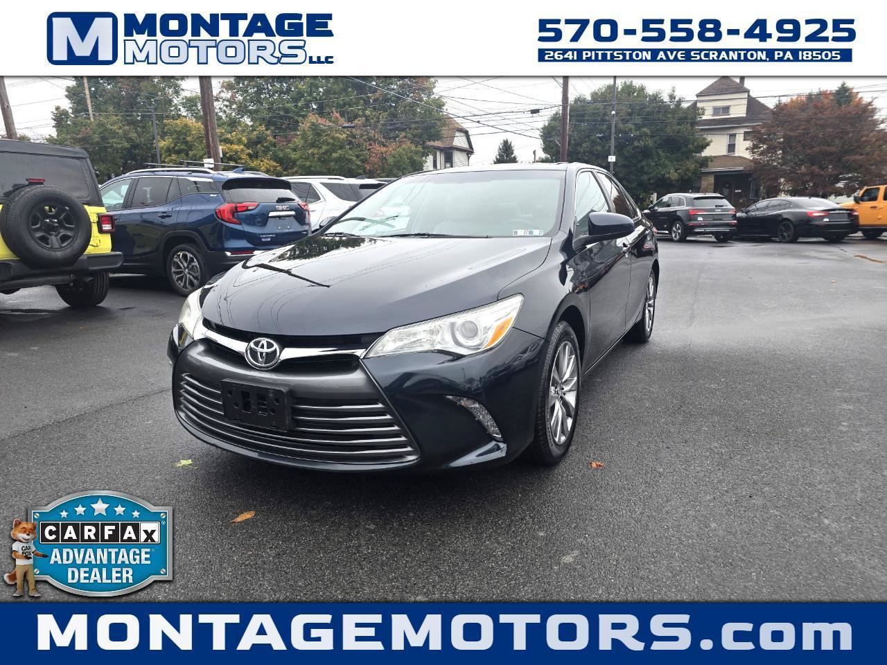 Used 2017 Toyota Camry XLE w/ Moonroof Package