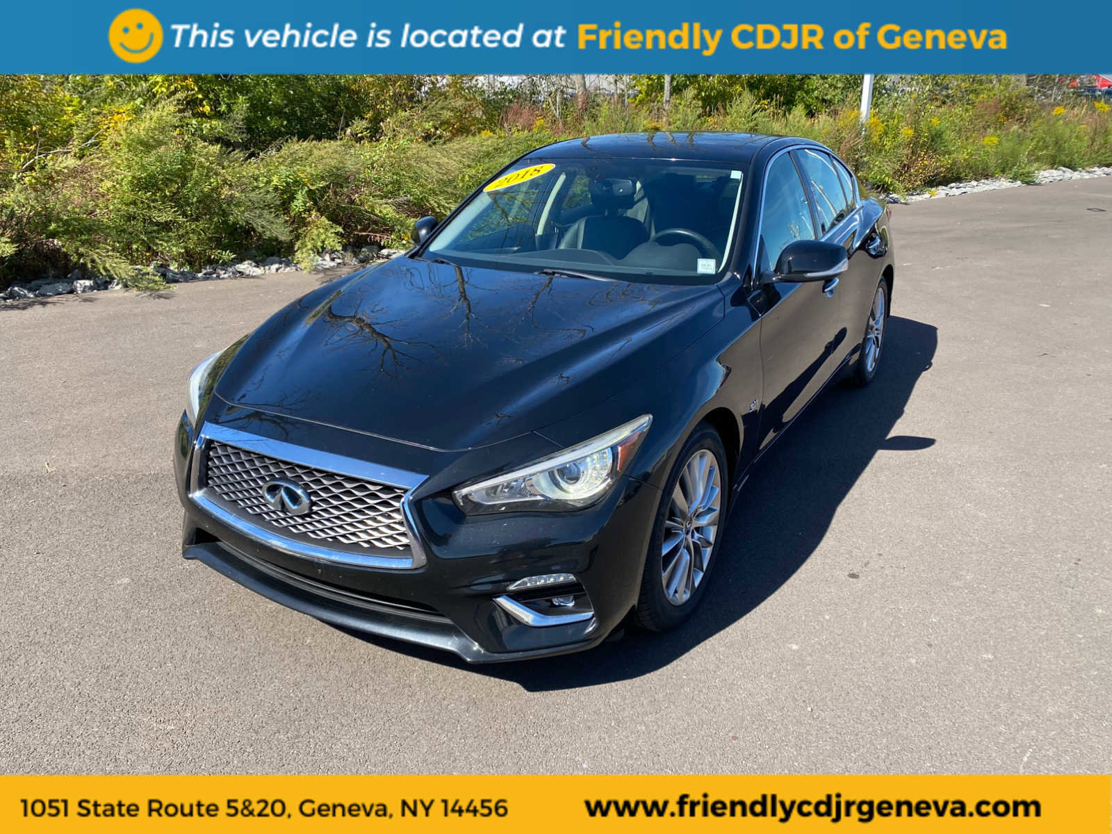 Used 2018 INFINITI Q50 Luxe w/ Essential Package (3.0T Luxe)