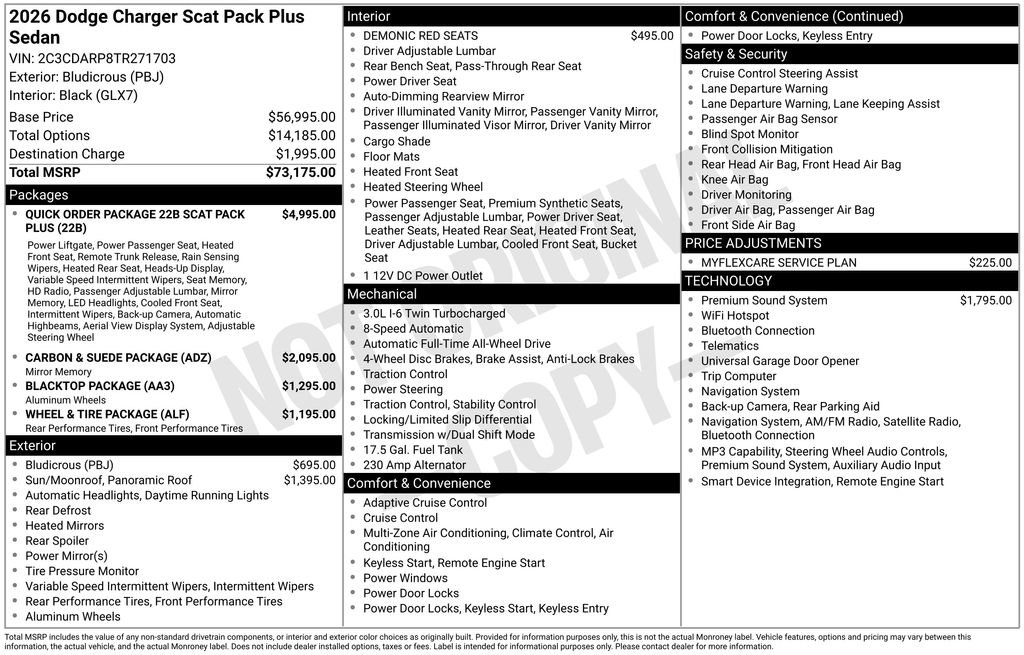 New 2026 Dodge Charger Scat Pack AWD/4WD image 5