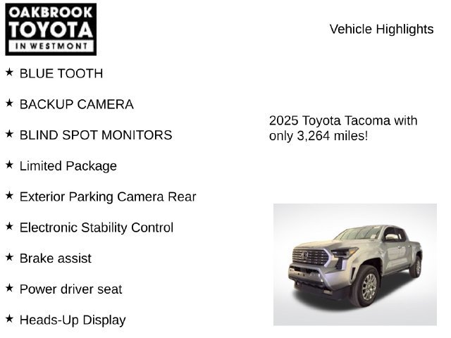 Used 2025 Toyota Tacoma Limited AWD/4WD image 6
