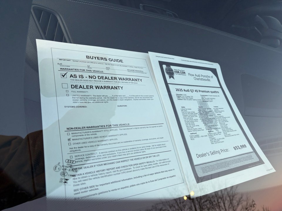 Used 2025 Audi Q7 2.0T Premium w/ Convenience Package image 33