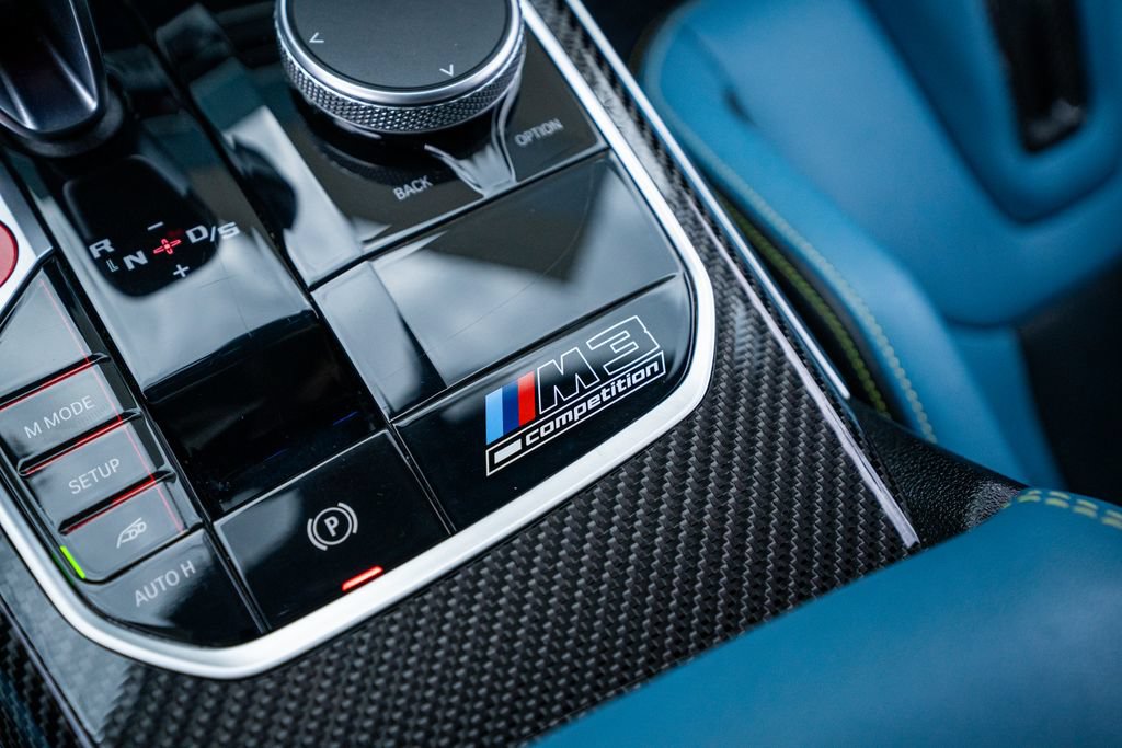 Used 2021 BMW M3 Competition w/ M Carbon Exterior Package RWD image 53