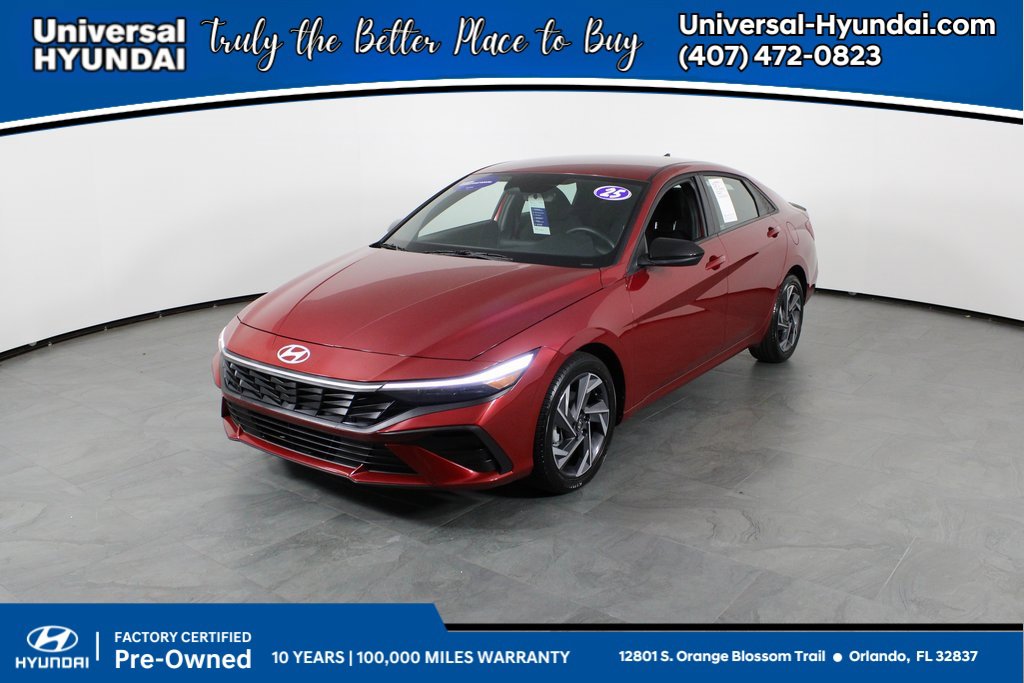 Certified 2025 Hyundai Elantra Sport