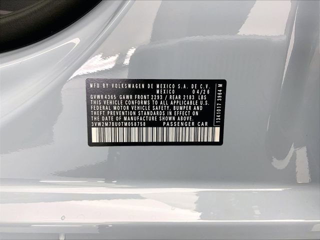 New 2026 Volkswagen Jetta GLI Autobahn FWD image 8